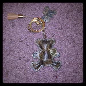 Brown teddy bear key chain